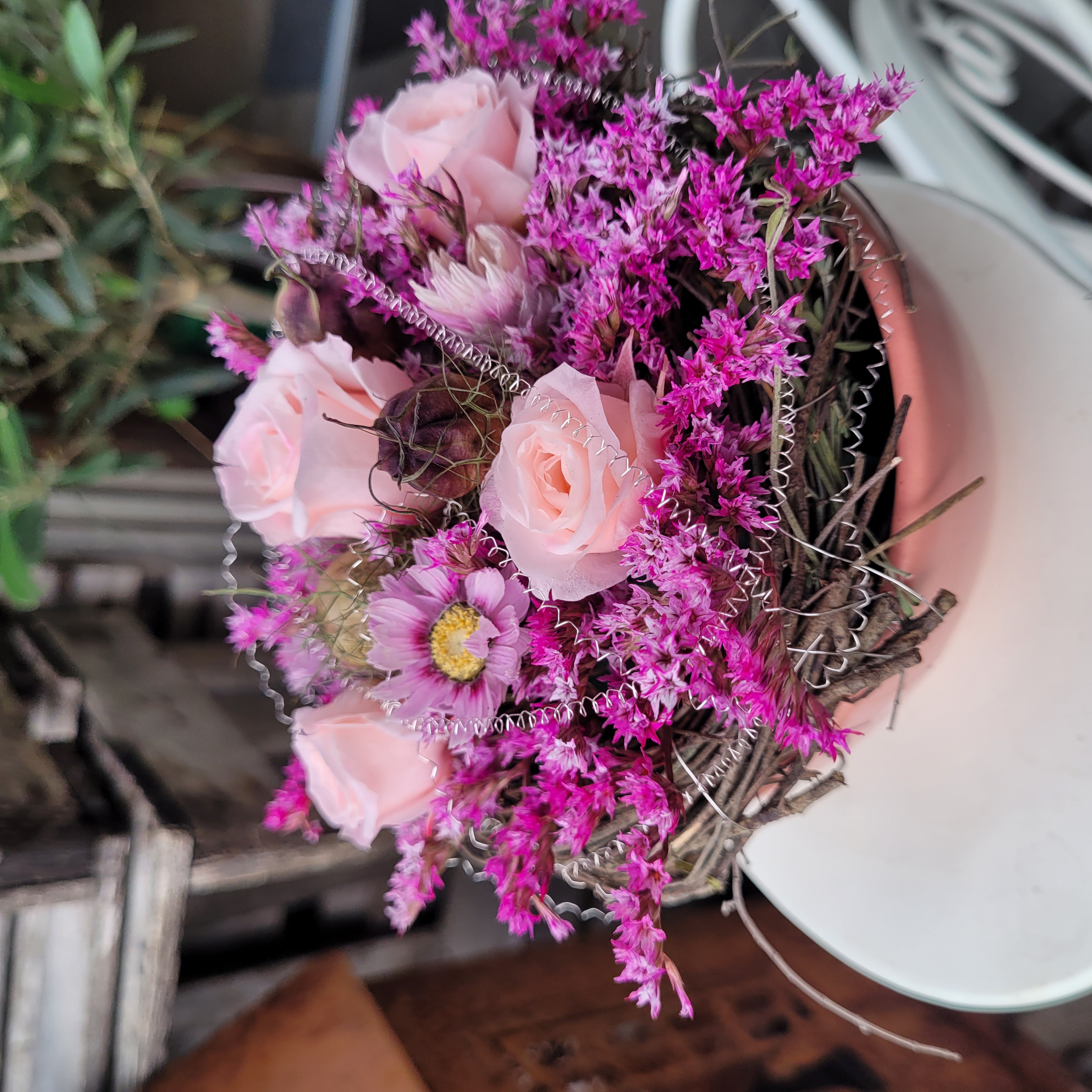 Infinity * Rosengesteck * rosa pink