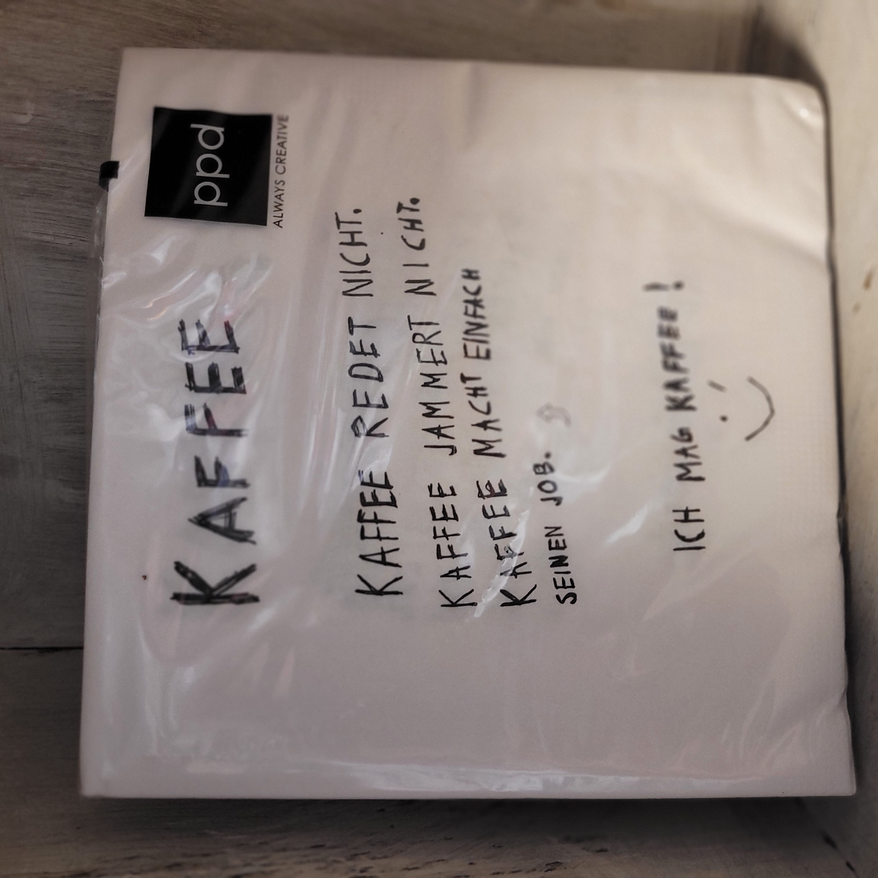 Servietten * Kaffee 
