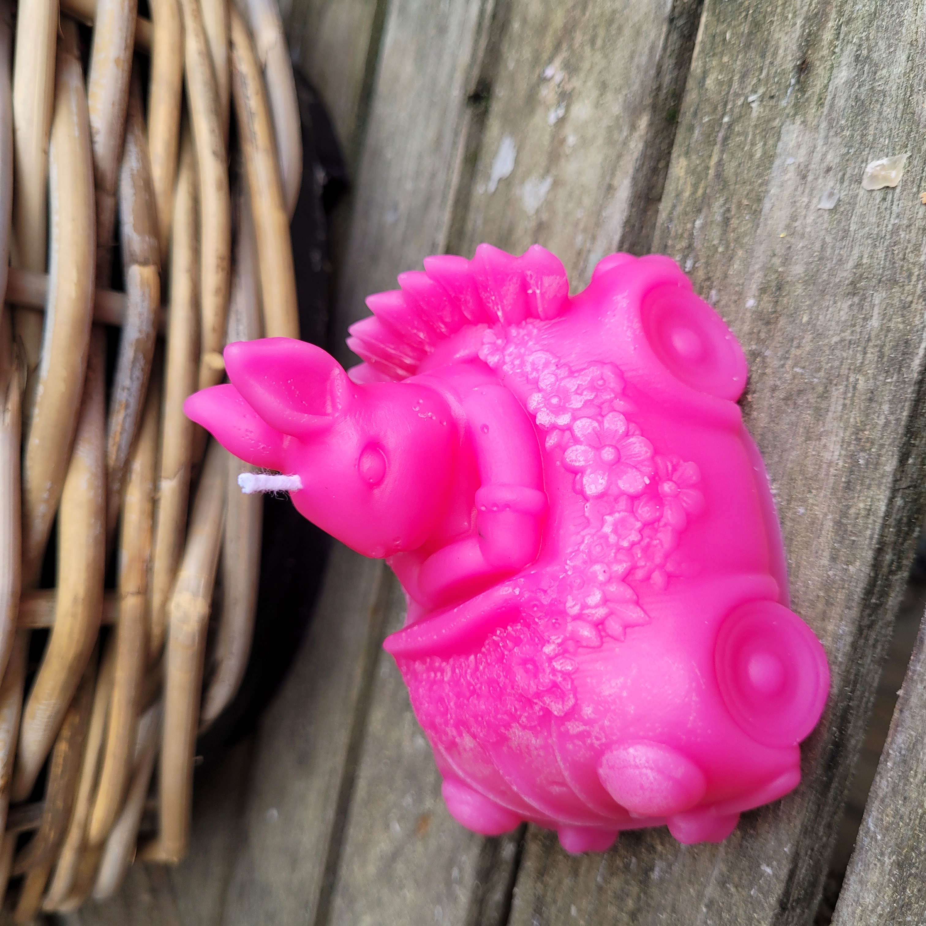 Kerze * Ostern * Hase