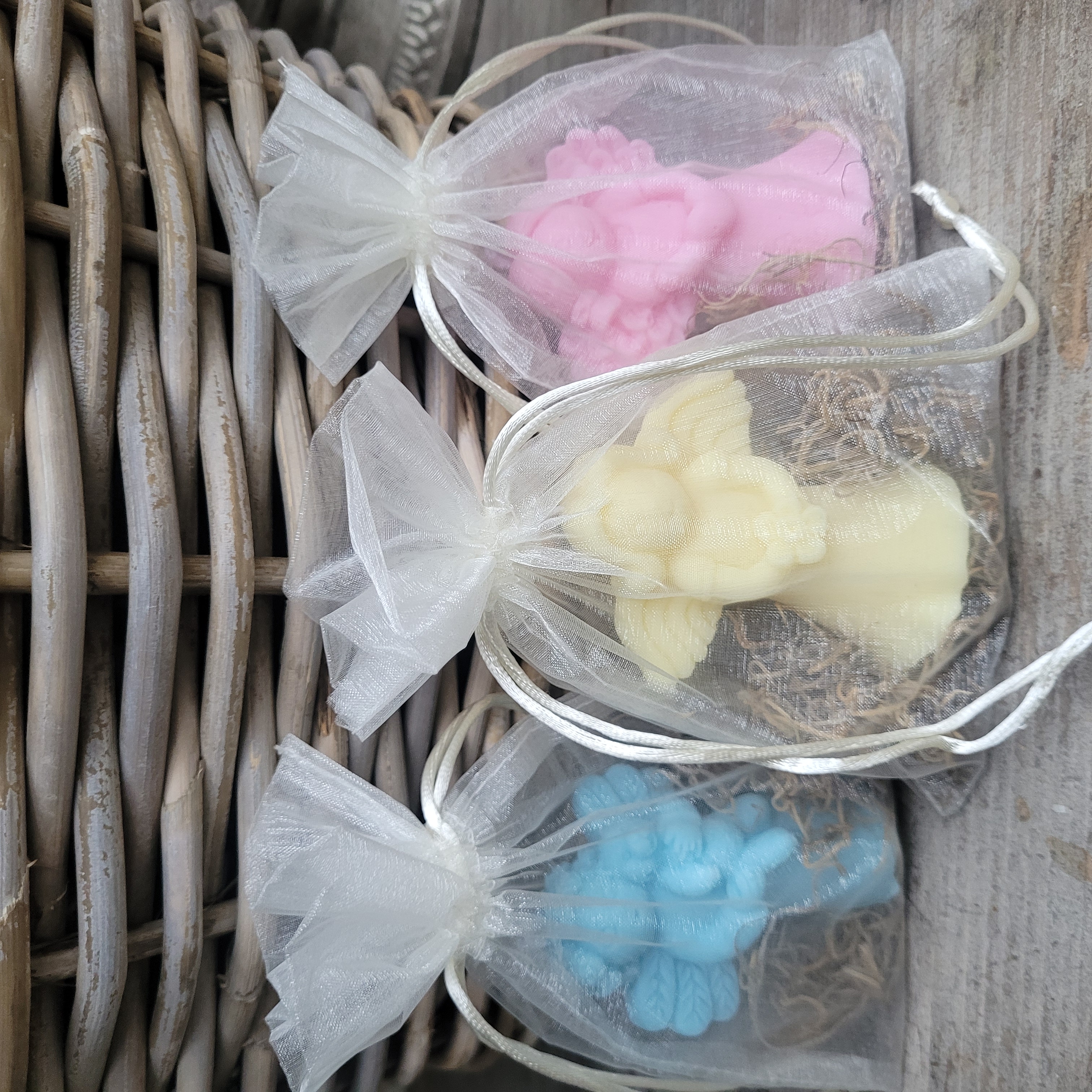 Schutzengel * Kerze  * Rapswachs