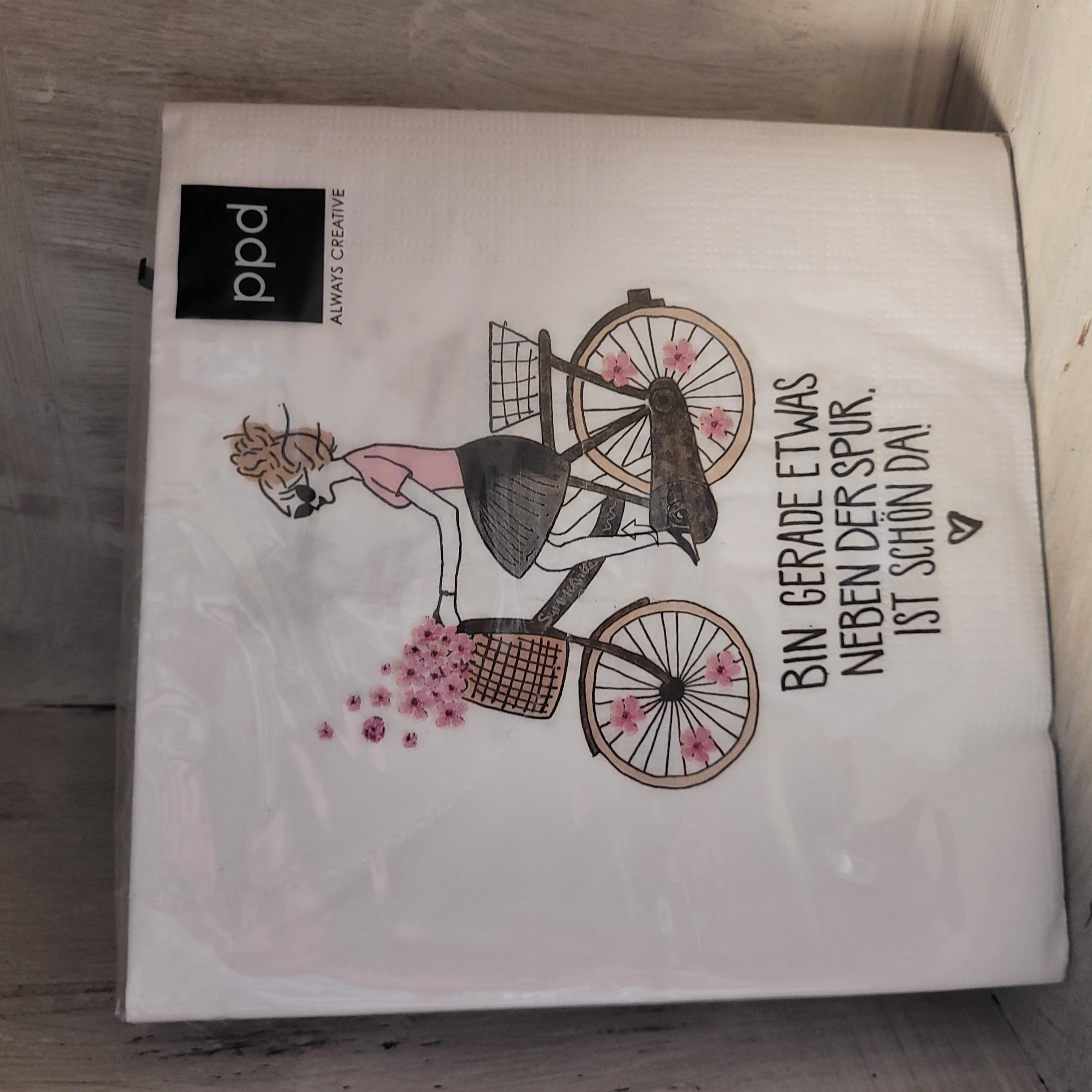 Servietten * Fahrrad 